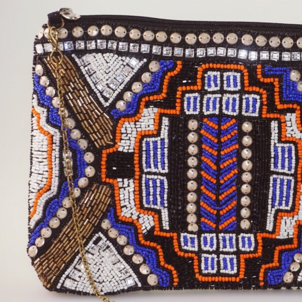Beaded Crossbody Clutch - Picture 3 of 8